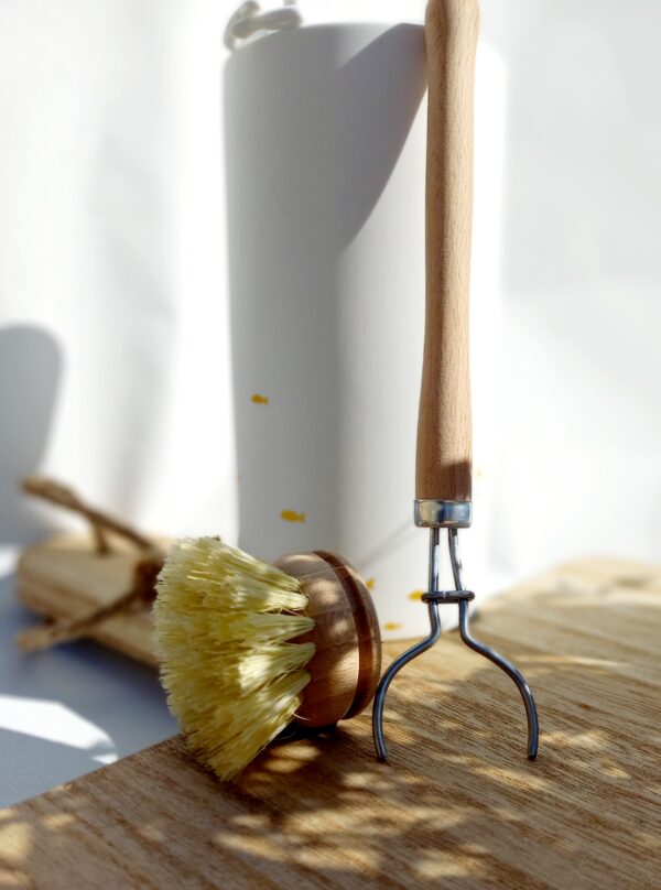 Brosse vaisselle tête amovible Agapanthe boutique