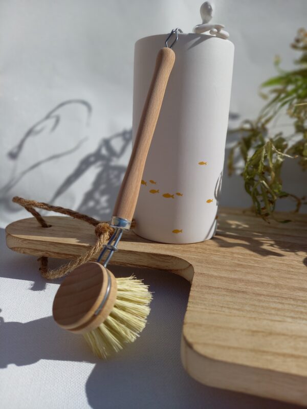 Brosse vaisselle tête amovible Agapanthe boutique