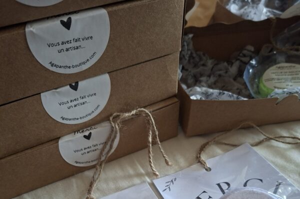 Cadeau fin d'année "Merci" Hammam de douche AGAPANTHE BOUTIQUE