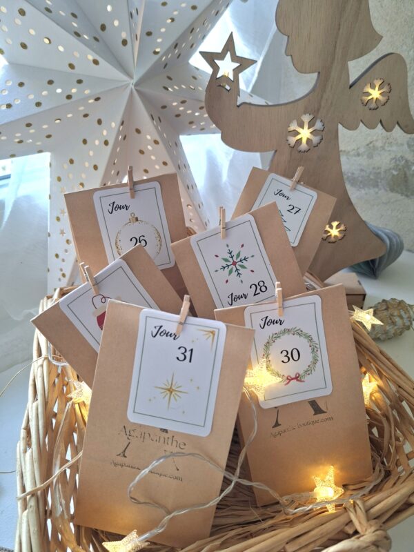 Calendrier de l'après 6 cases AGAPANTHE BOUTIQUE Calendrier de l'après 6 cases AGAPANTHE BOUTIQUE